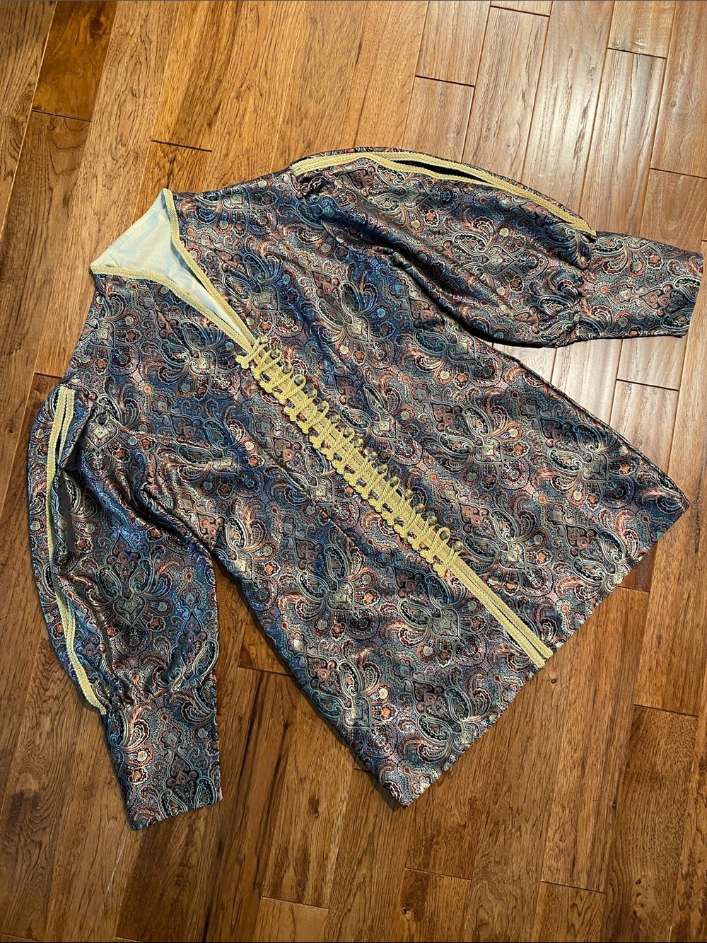 Custom-made brocade Renaissance men’s jacket